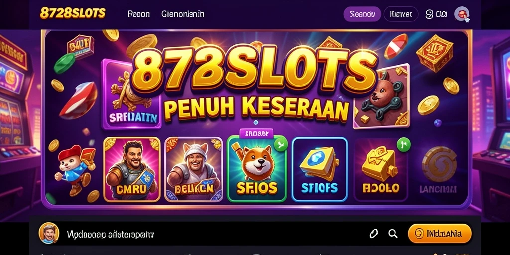 Screenshot menunjukkan permainan slot yang seru dan menghibur di 8728SLOTS.
