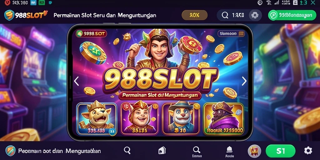 Tampilan menarik dari gameplay 988SLOT yang penuh warna dan seru.