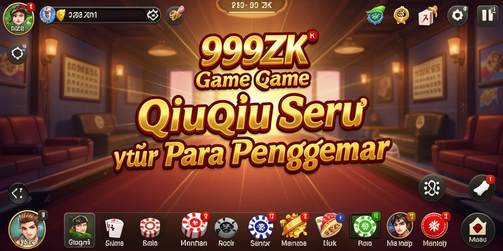 Gameplay seru QiuQiu di 999ZK yang penuh tantangan.