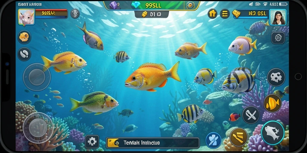 Tampilan gameplay 99SLL dengan grafik Tembak Ikan yang menarik.