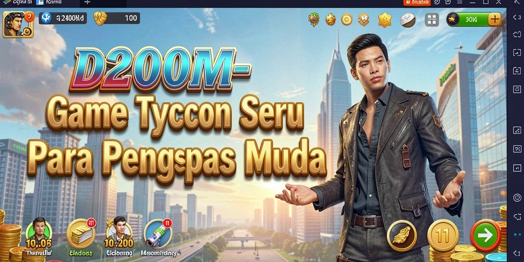 Tampilan gameplay D200M yang menarik dan interaktif.