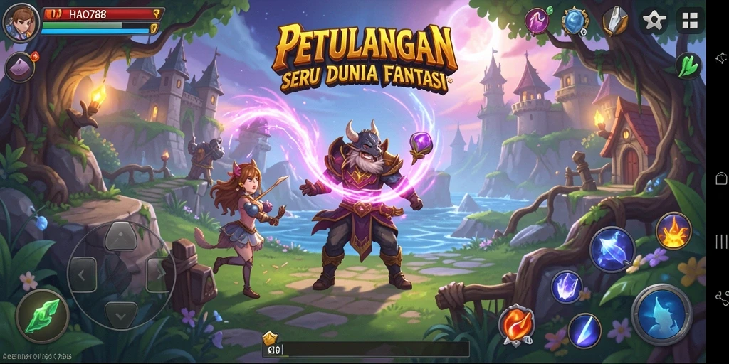 Tampilan gameplay HAO788 yang epik dan menarik.