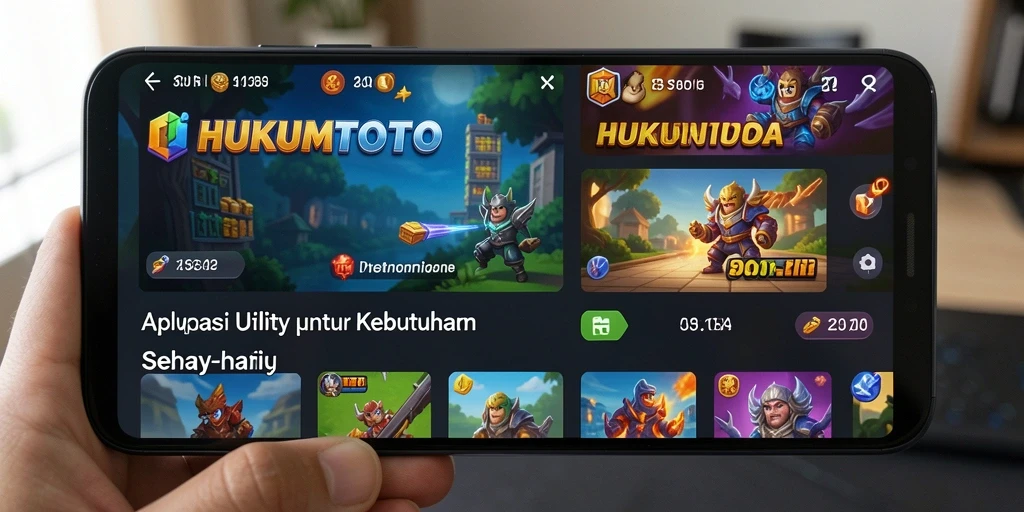 Tampilan antarmuka HUKUMTOTO yang sederhana dan cepat.