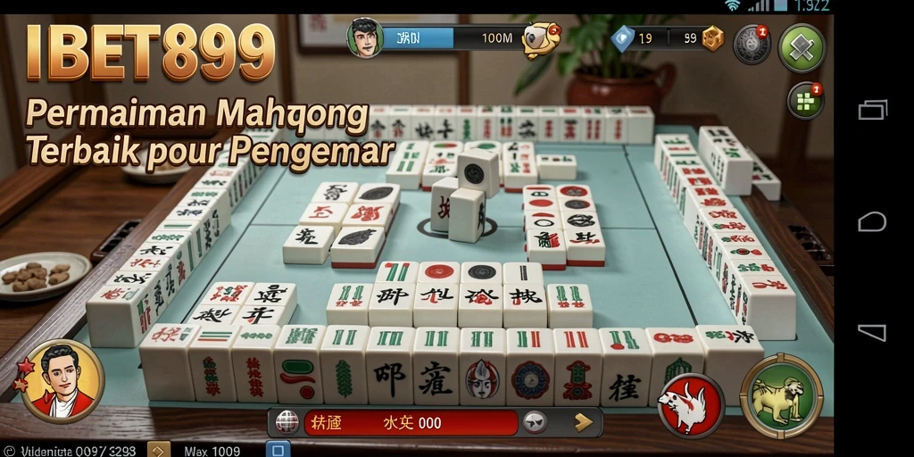 Tampilan gameplay seru Mahjong di IBET899.