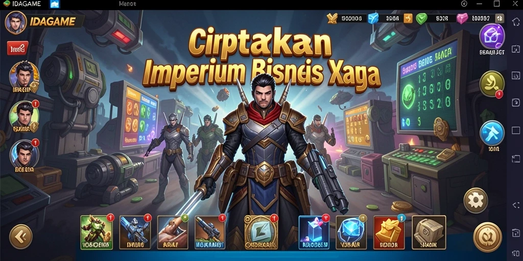 Tampilan gameplay IDAGAME yang menarik dan menyenangkan.