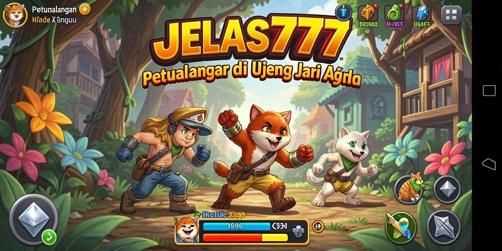 Tampilan seru gameplay JELAS777 yang penuh aksi.