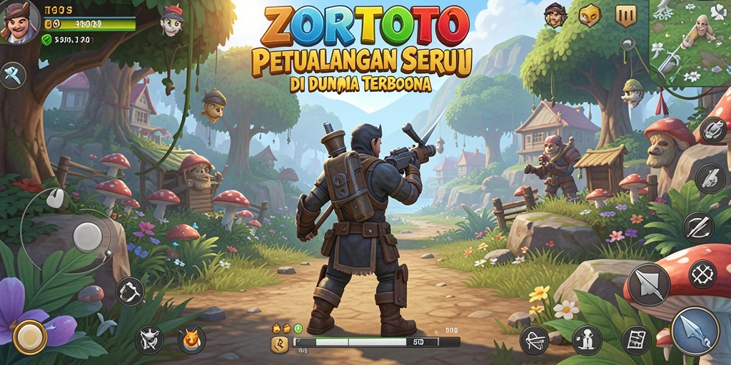 Tangkapan layar ZORTOTO menampilkan gameplay Open World yang mendebarkan.
